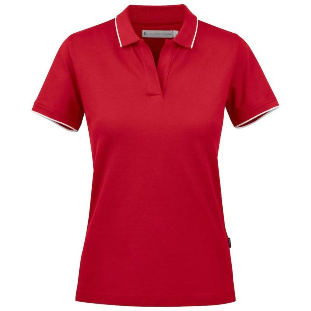 James Harvest Womens/Ladies Greenville Polo Shirt / Red